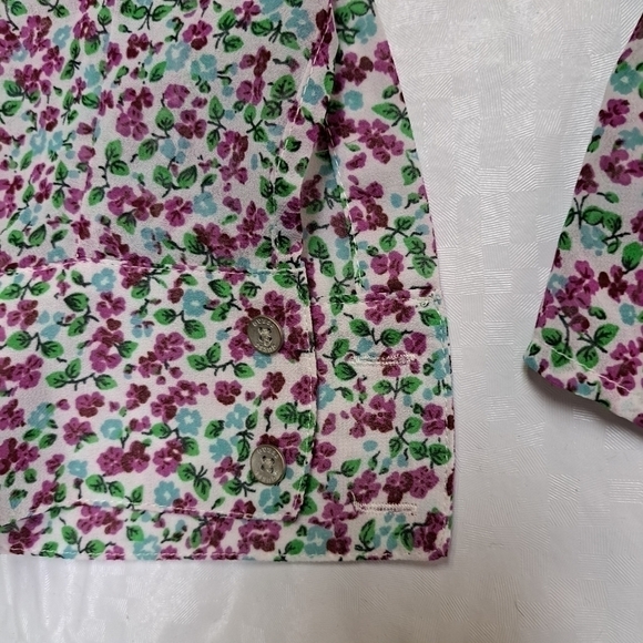 GUESS‎ Los Angeles Floral Button down Shirt - Picture 7 of 10